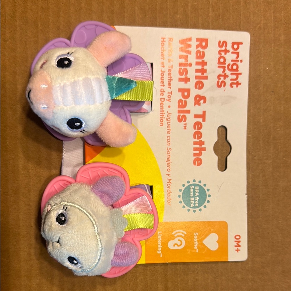 Purple and Pink Stuffed Animals Plush Toys